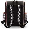 Student Backpack, Checkered Black - Backpacks - 3