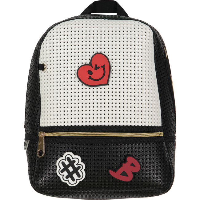 Starter Backpack, Black & White - Backpacks - 3