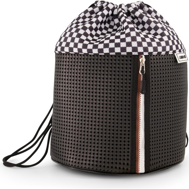 Sophy Backpack, Checkered Black - Backpacks - 4