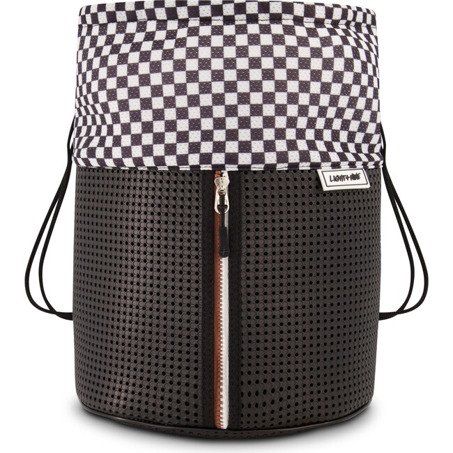 Sophy Backpack, Checkered Black - Backpacks - 5