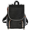 Student Backpack, Checkered Black - Backpacks - 6