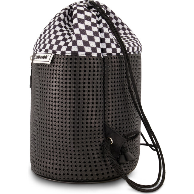 Sophy Backpack, Checkered Black - Backpacks - 6