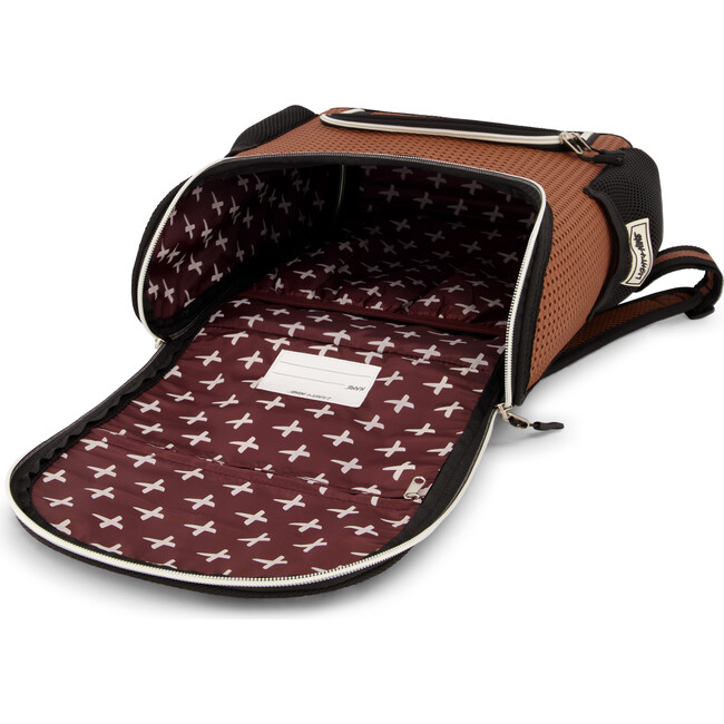 Student Backpack, Checkered Black - Backpacks - 8
