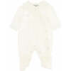 Lace Ruffle Bodysuit, Cream - Bodysuits - 1 - thumbnail