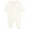 Lace Ruffle Bodysuit, Cream - Bodysuits - 3