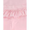 Ruffle Hem Sweatpants, Pink - Sweatpants - 3 - thumbnail