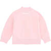 Ruffle Hem Cardigan, Pink - Cardigans - 2