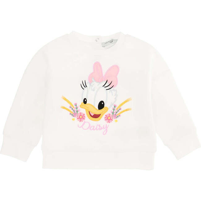 Daisy Duck Graphic Sweatshirt, White