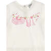 Floral Ballerina Maxi T-Shirt, Cream - Tees - 2 - thumbnail