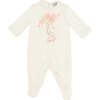 Bunny Swing Graphic Bodysuit, Cream - Bodysuits - 1 - thumbnail