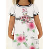 Daisy Duck Poplin Dress, White - Dresses - 2