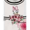 Daisy Duck Poplin Dress, White - Dresses - 3