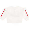 Anchor Logo Graphic Sweater, White - Sweaters - 2 - thumbnail