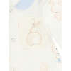 Bunny Graphic Collar Bodysuit, White - Bodysuits - 2