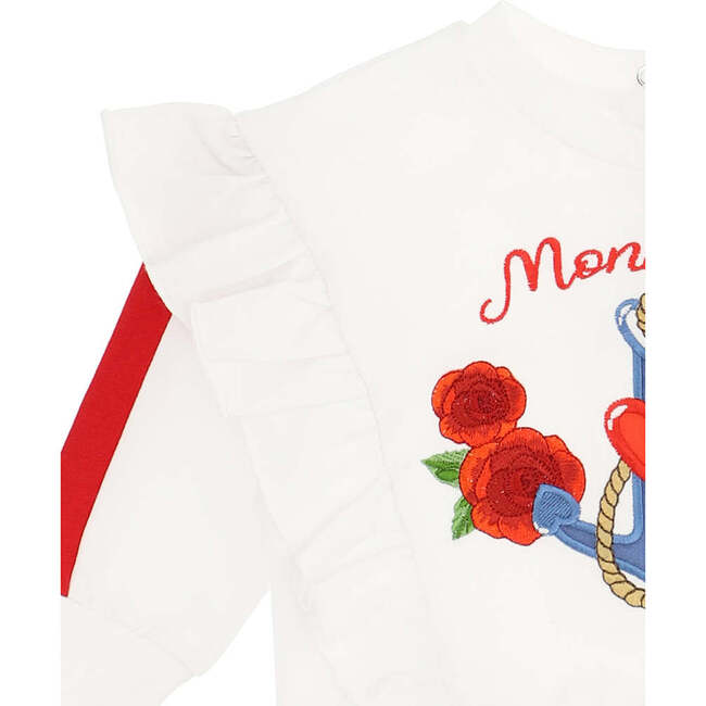 Anchor Logo Graphic Sweater, White - Sweaters - 3