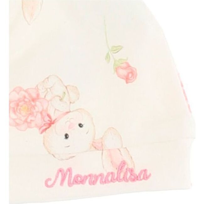 Bunny Beanie Cap, Cream - Hats - 3