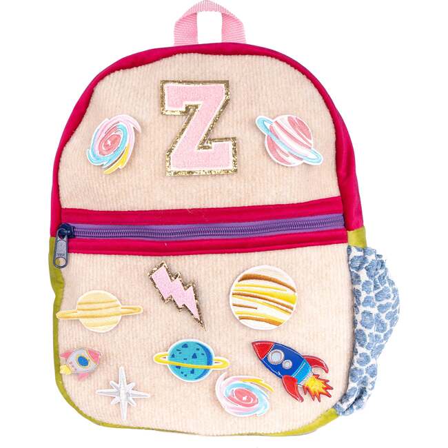 Hook & Loop Kid's Backpack, Beach/Magenta