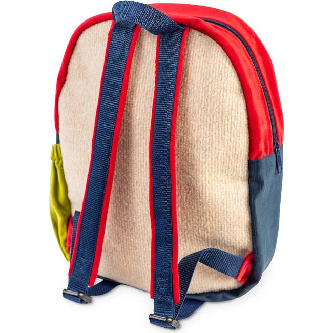 Hook & Loop Kid's Backpack, Beach/Red - Backpacks - 4