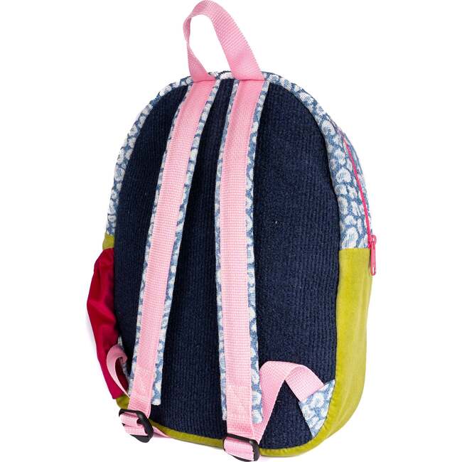 Hook & Loop Kid's Backpack, Navy/Cheetah - Backpacks - 3