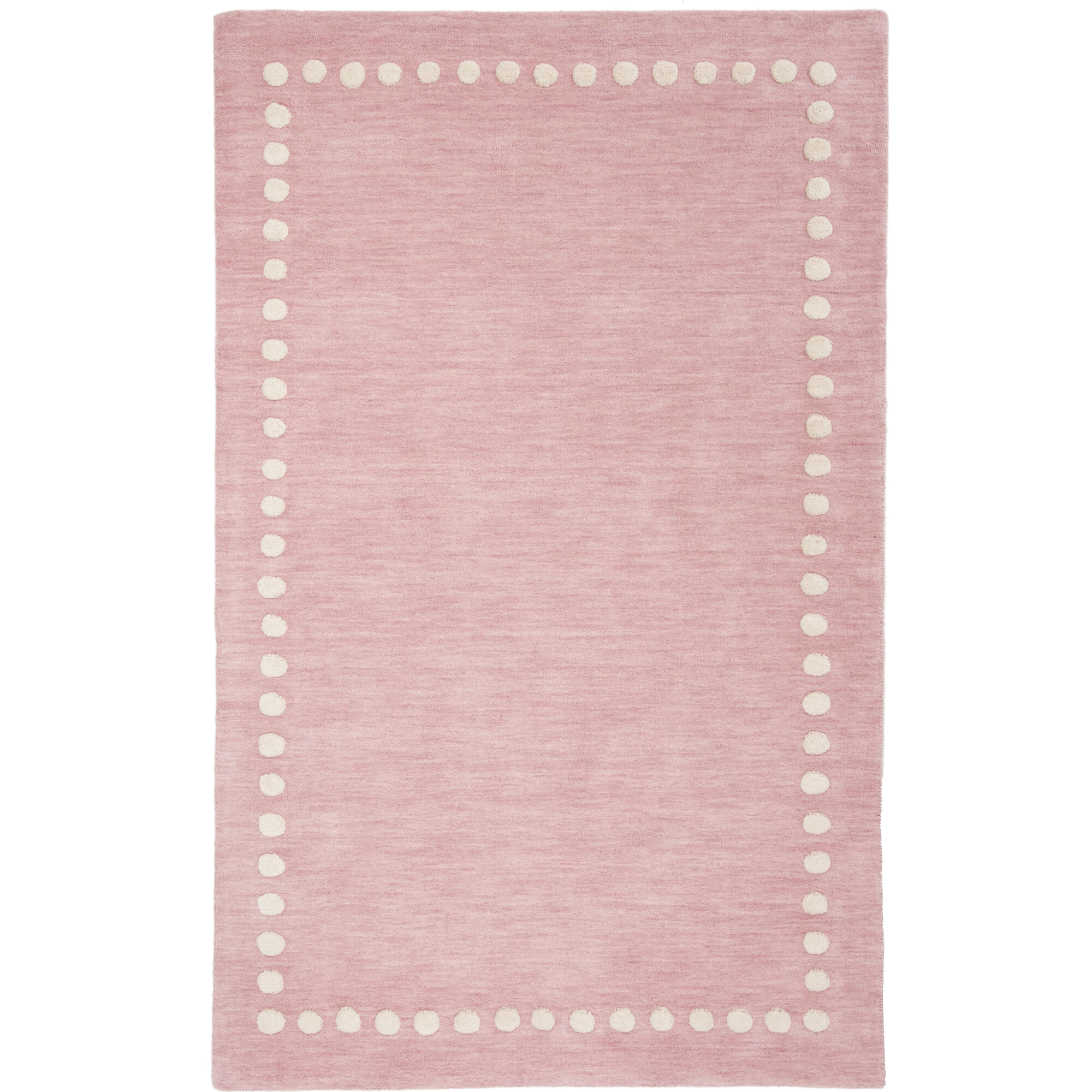 Kids Parker Rug, Pink - Rugs - 1