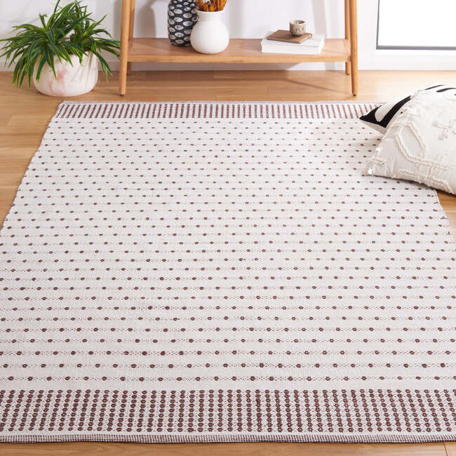 Montauk Dottie Rug, Brown - Rugs - 2