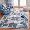 Kids Playhouse Pippy Rug, Grey - Rugs - 2