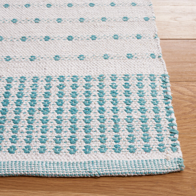 Montauk Dottie Rug, Blue - Rugs - 3