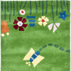 Kids Meadow Rug, Green - Rugs - 4