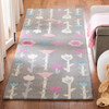 Kids Flora Rug, Grey - Rugs - 3