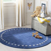 Kids Parker Rug, Navy - Rugs - 4