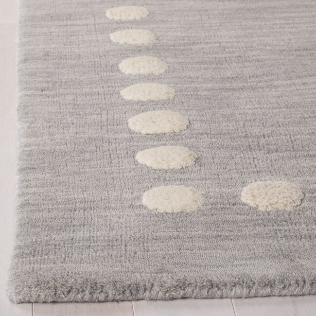 Kids Parker Rug, Grey - Rugs - 5