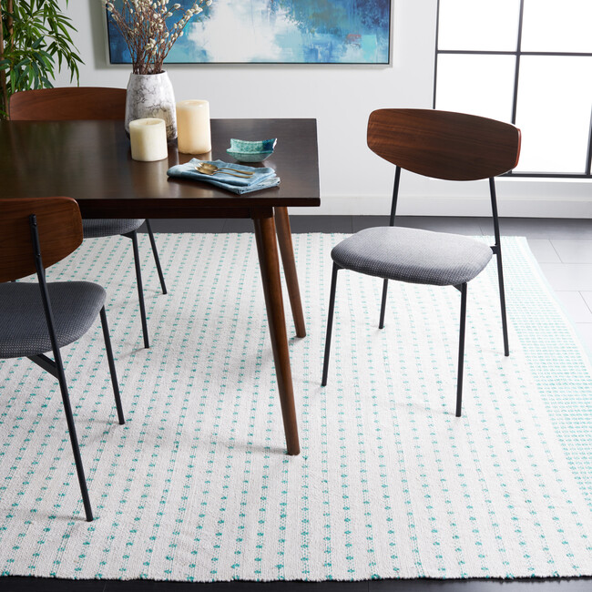 Montauk Dottie Rug, Blue - Rugs - 5