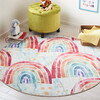 Kids Playhouse Rainbow Rug, Blue - Rugs - 4