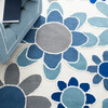 Kids Adriana Rug, Blue - Rugs - 3