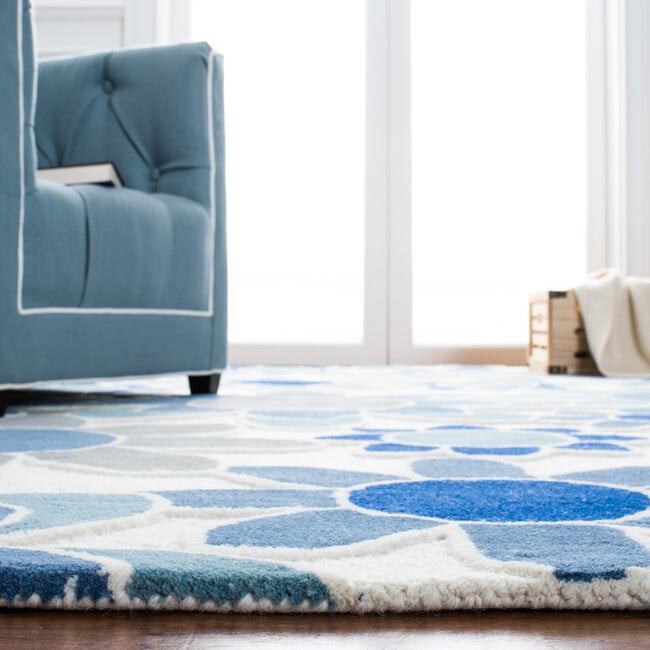 Kids Adriana Rug, Blue - Rugs - 4