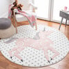 Carousel Kids Olivia Rug, Pink - Rugs - 5