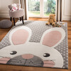 Carousel Kids Hopper Rug, Pink - Rugs - 2