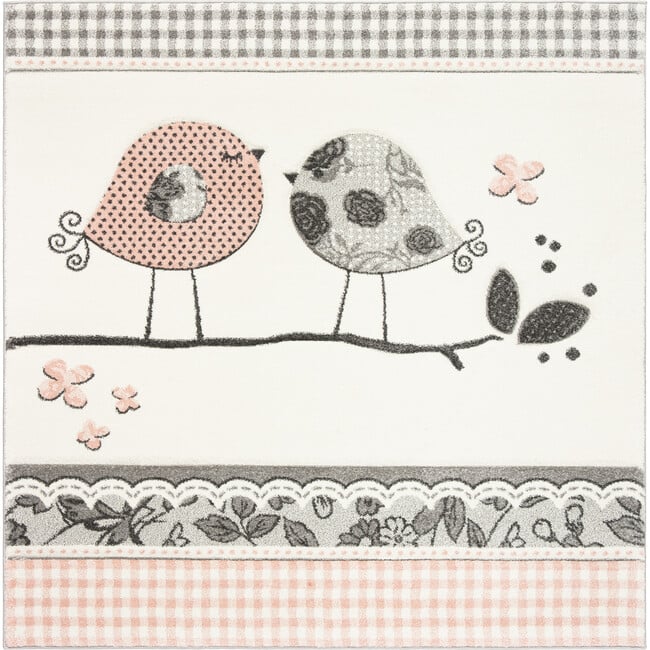 Carousel Kids Robin Rug, Pink - Rugs - 5