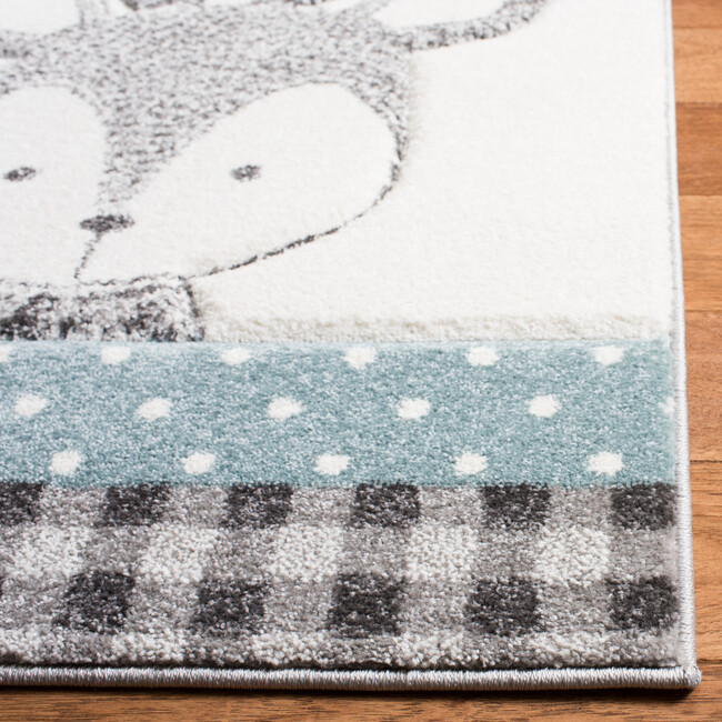Carousel Kids Leo Rug, Grey - Rugs - 3