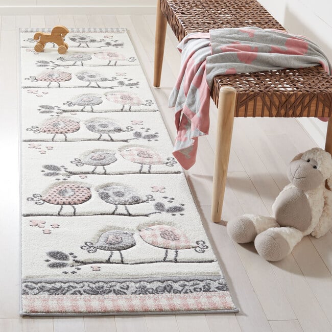 Carousel Kids Robin Rug, Pink - Rugs - 6