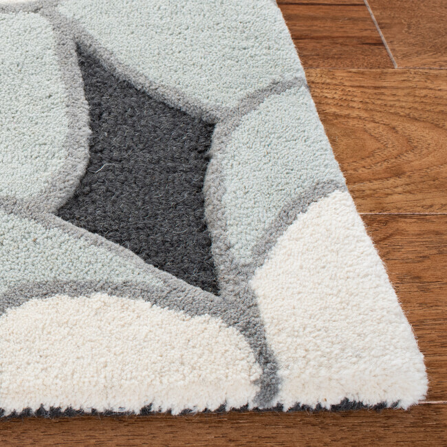 Kids Adriana Rug, Grey - Rugs - 8