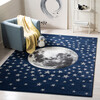 Carousel Kids Buzz Rug, Navy - Rugs - 2