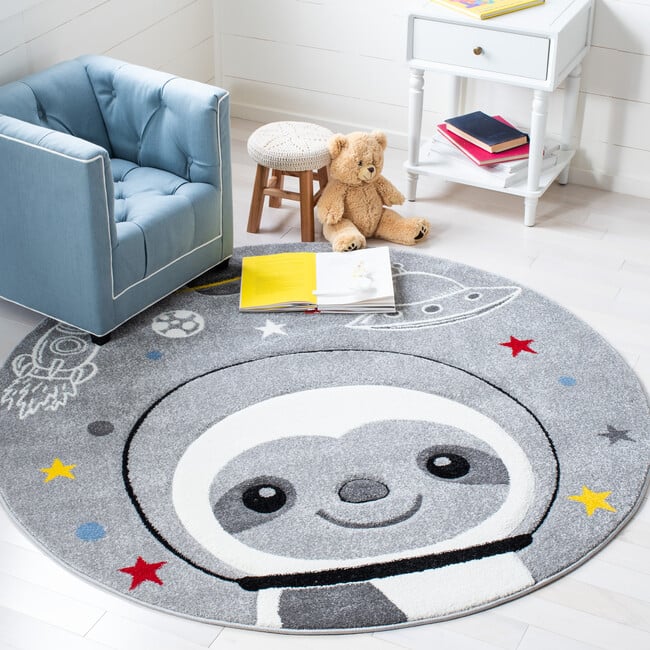 Carousel Kids Neil Rug, Grey - Rugs - 6