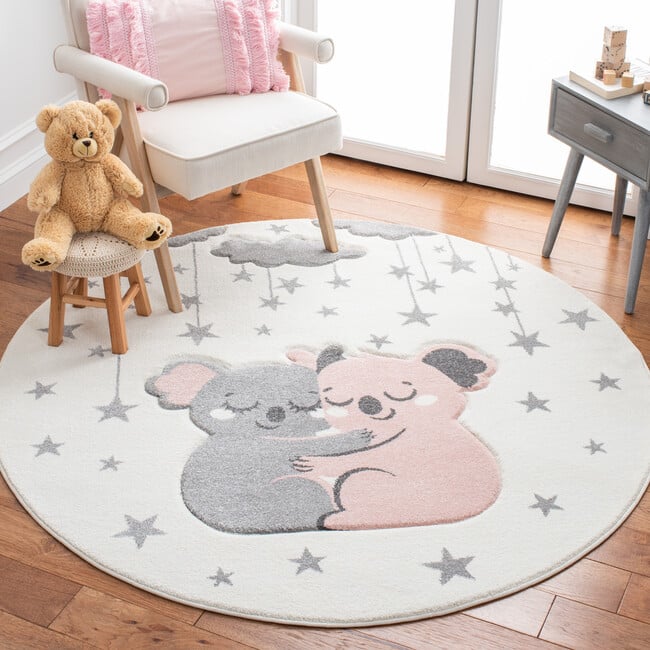 Carousel Kids Eliza Rug, Pink - Rugs - 5