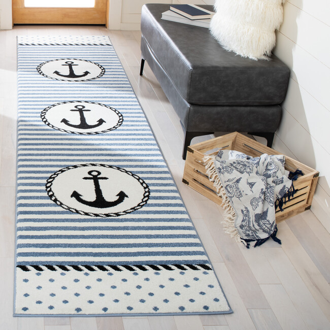 Carousel Kids Sailor Rug, Navy - Rugs - 8