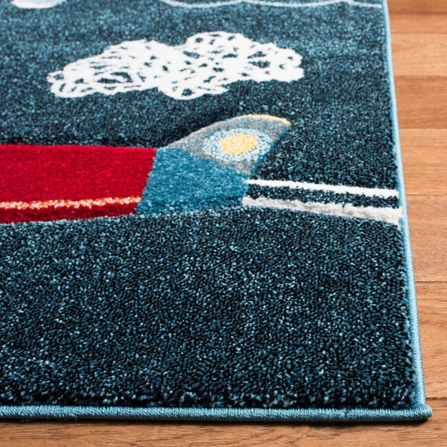 Carousel Kids Charlie Rug, Navy - Rugs - 7