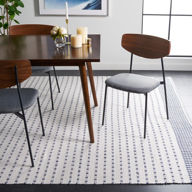 Montauk Dottie Rug, Navy - Rugs - 3