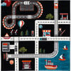 Carousel Kids Atlas Rug, Black - Rugs - 1 - thumbnail