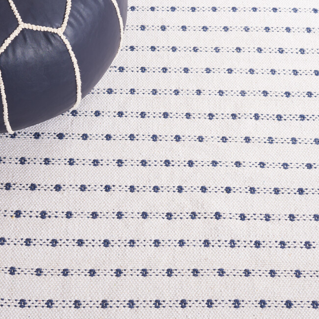 Montauk Dottie Rug, Navy - Rugs - 4