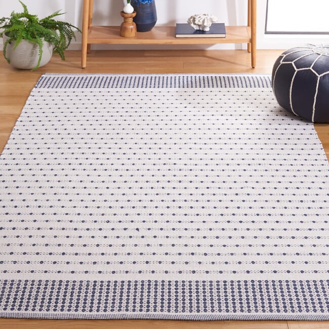 Montauk Dottie Rug, Navy - Rugs - 6